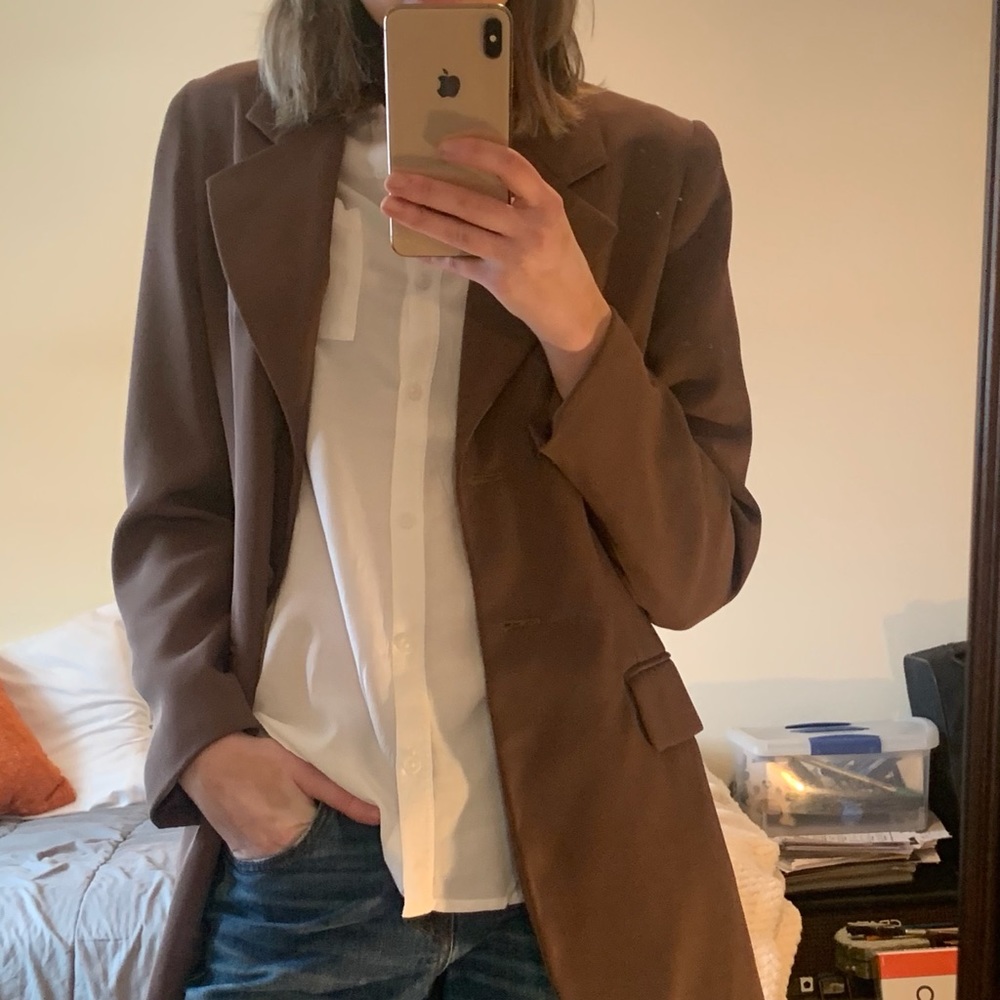 Sag Harbor brown blazer